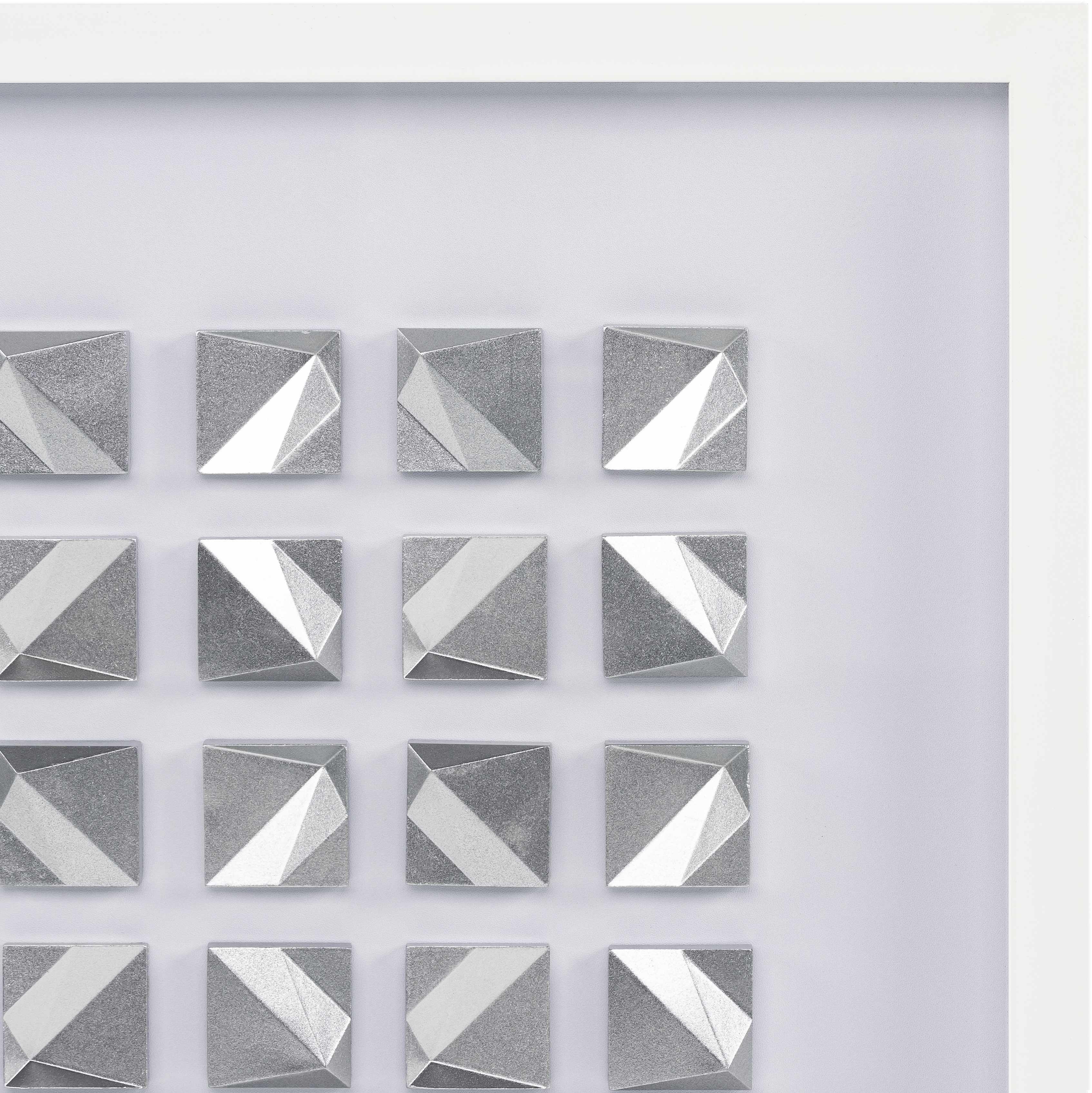 Mountainaire Silver Facet Wall Art